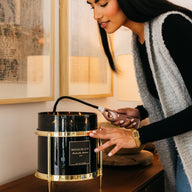 Woman Lighting Candle
