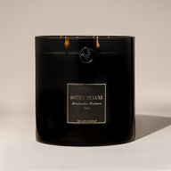 Marshmallow Cashmere Lit Candle Black Vase Big Ass Candle