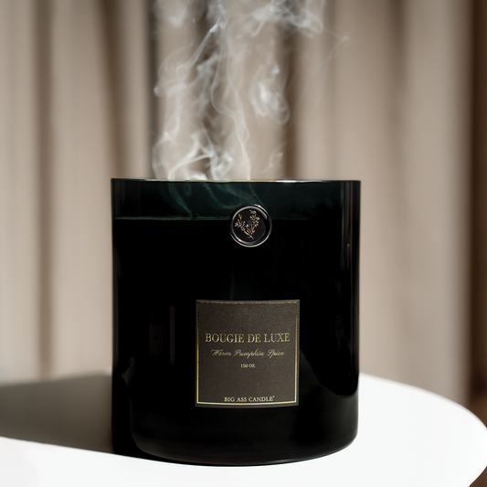 Warm Pumpkin Spice Big Ass Candle Blown Out Smoke