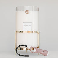 Big Ass Candle and a Long Ass Lighter leaning against it
