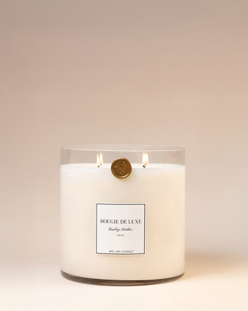 Baby Big Ass Candle - Cowboy Leather - 150 oz
