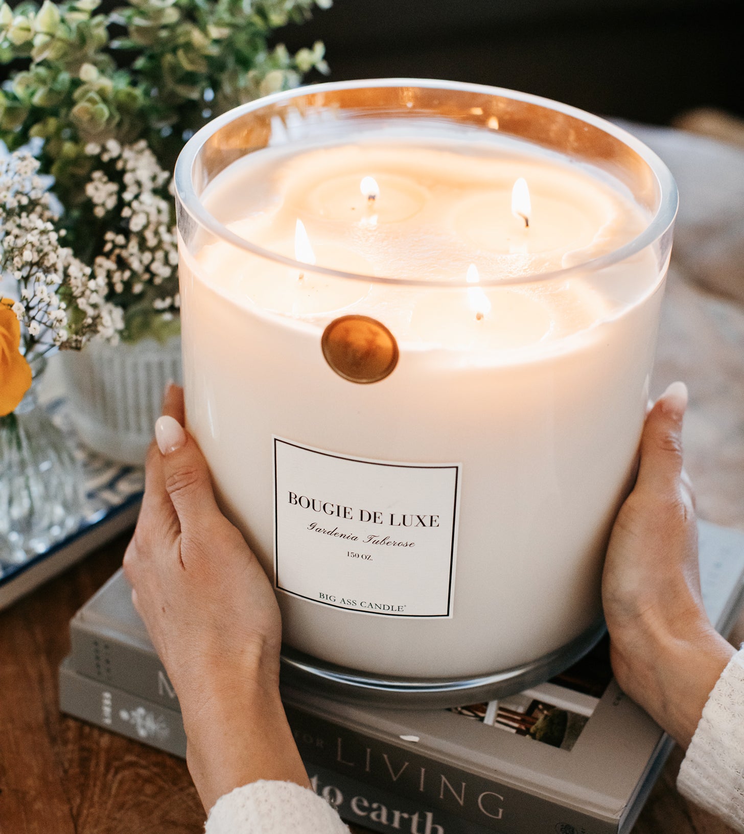 Baby Big Ass Candle - Gardenia Tuberose - 150 oz