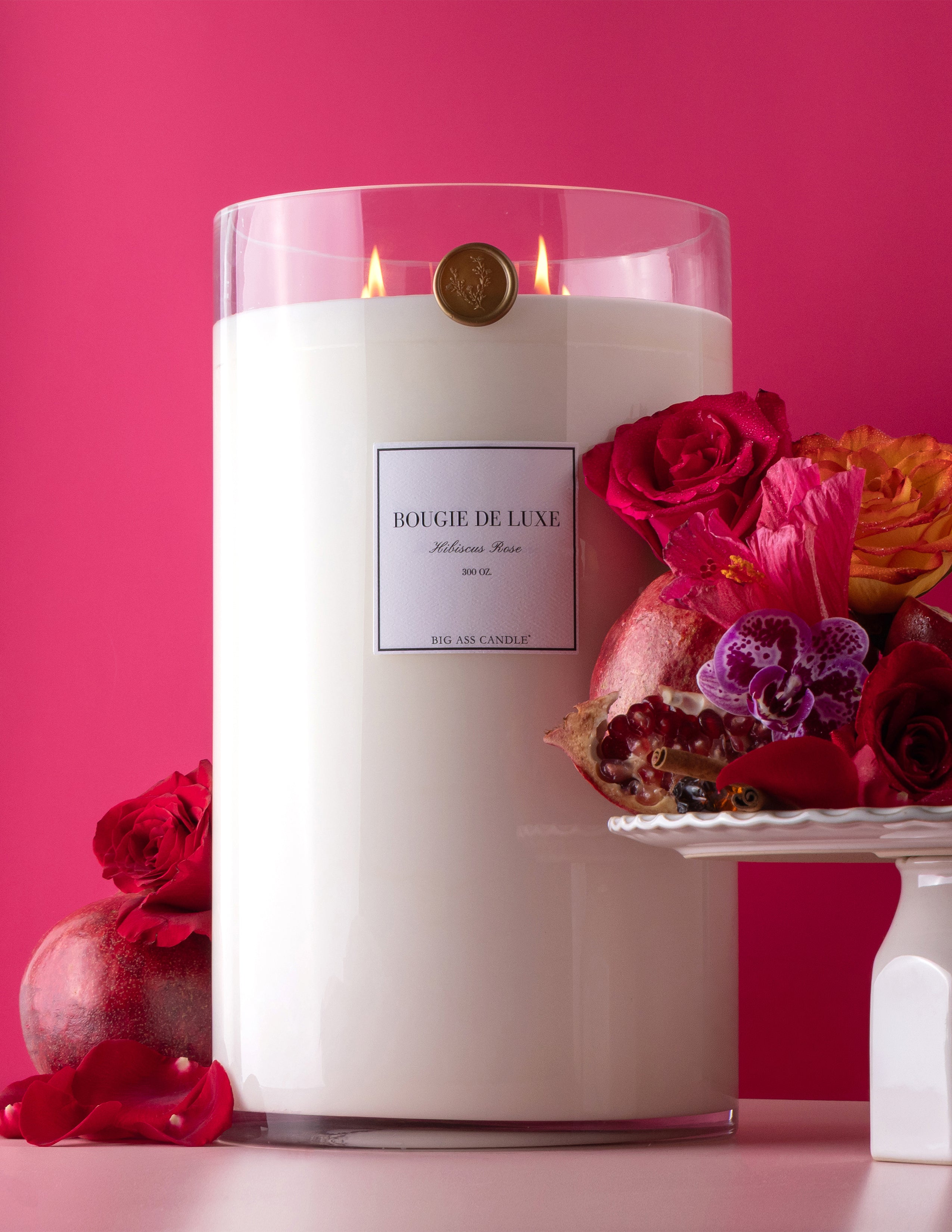 Big Ass Candle - Hibiscus Rose - 300 oz – Big Ass Luxuries