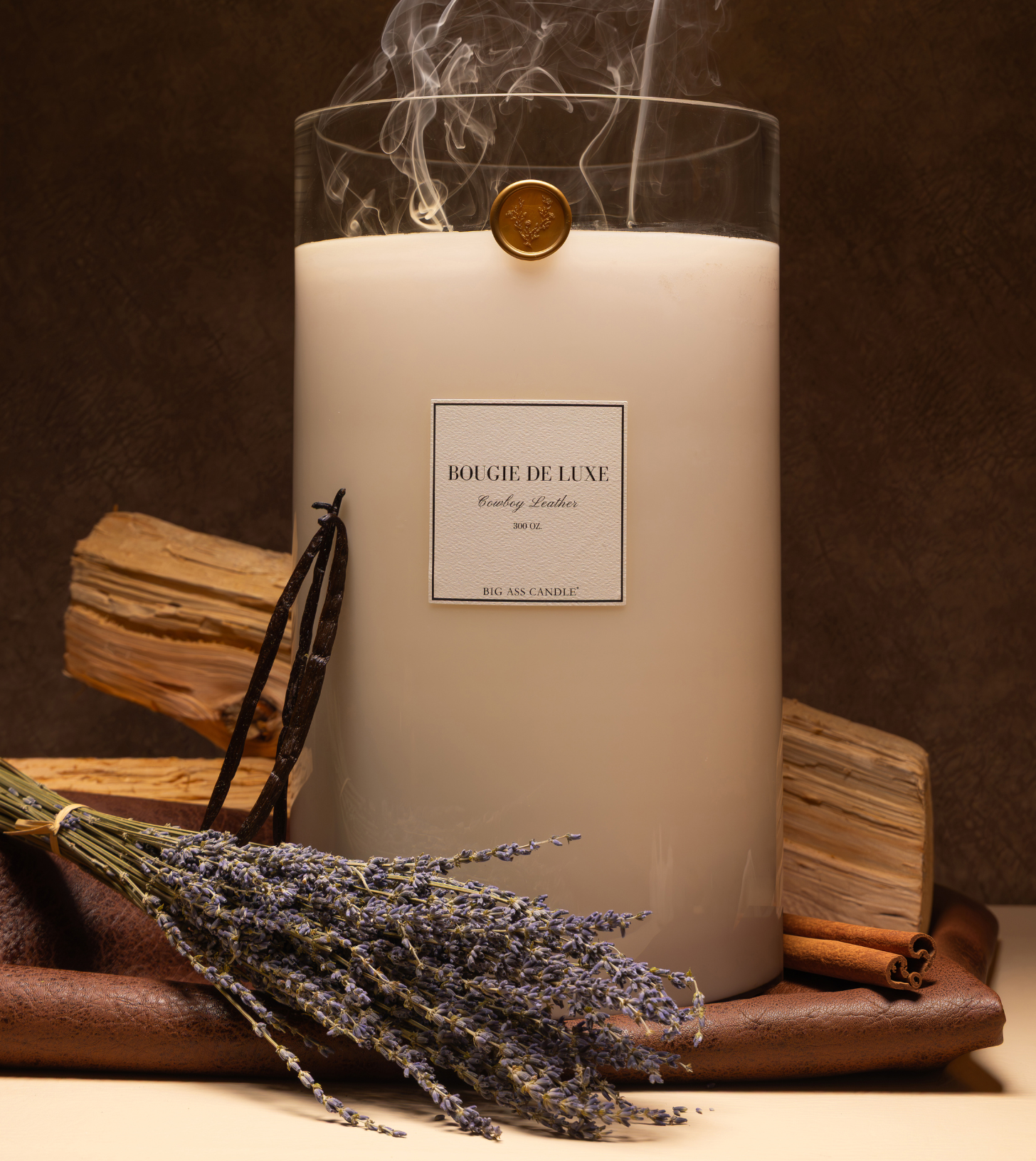 Big Ass Candle - Cowboy Leather - 300 oz