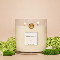 Unscented Baby Big Ass Candle lit