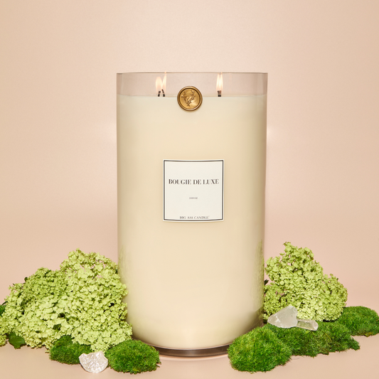 Lit Unscented Big Ass Candle
